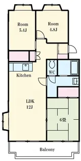 ハイツ崇善【1階】の間取り