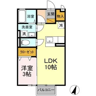 Royal Park HIMEKO B【2階】の間取り