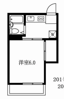 鈴木荘【2階】の間取り