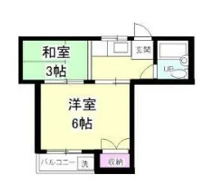 ドルチェ【203号室】の間取り