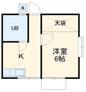 ハイツトリイ【2A号室】の間取り