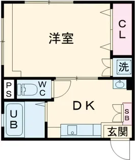 北町ビル【401号室】の間取り