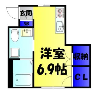 CASA星名【1階】の間取り
