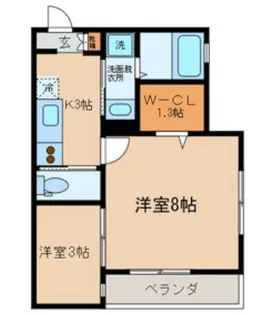 Aura Maison【1階】の間取り