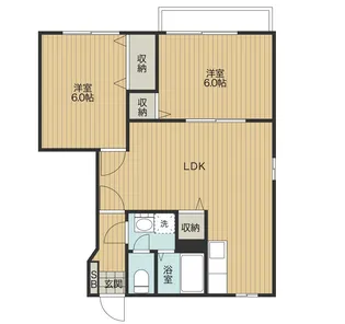 カーサグランビューA【1階】の間取り