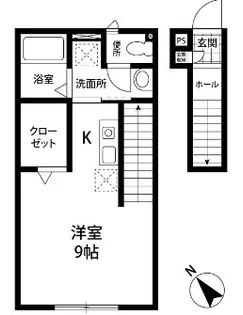 オランジェ【2階】の間取り