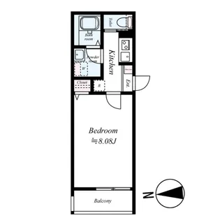 GRADUS所沢【2階】の間取り