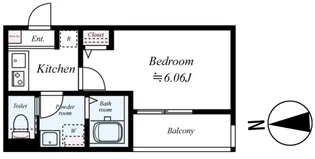 GRADUS所沢【1階】の間取り