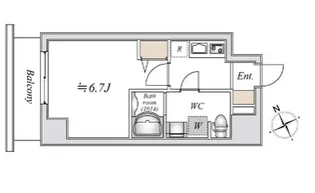 LIME RESIDENCE HIGASHINAKAYAMA【1階】の間取り