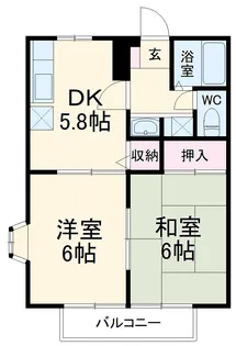 グレイスハイツ【201号室】の間取り