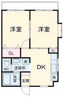 グッドウィン高津【2階】の間取り