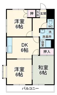 ベアーキャッスル【1階】の間取り