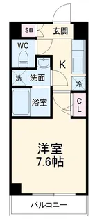 MAXIV武蔵新城【2階】の間取り