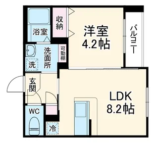 ROBOT HOME 北浦和【2階】の間取り