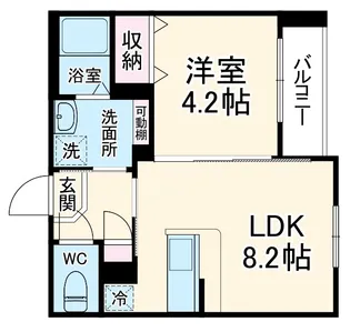 ROBOT HOME 北浦和【3階】の間取り