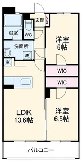 アルベルク河原【403号室】の間取り