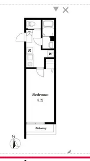 リベルタ津田沼【3階】の間取り