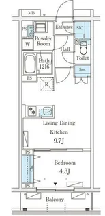 テラス杉並方南町【503号室】の間取り
