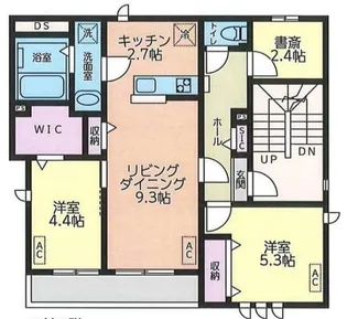 Rily blancheur【202号室】の間取り