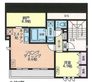 Rily blancheur【301号室】の間取り