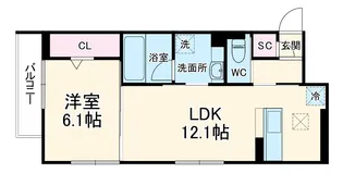 パルセレッソ【1階】の間取り