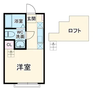 ヒルサイドハイツ菊名【2階】の間取り