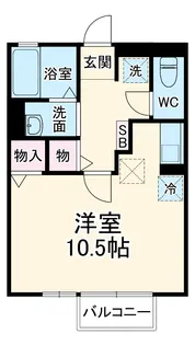 弥生ハイツ【1階】の間取り