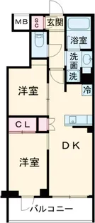 Brillia ist 洗足池の杜【2階】の間取り