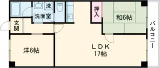 サンフローラ桂【2階】の間取り