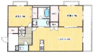 仮)リバブル富士見台【501号室】の間取り