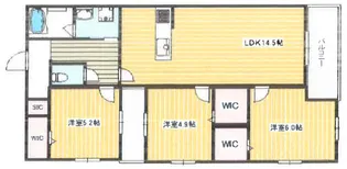 仮)リバブル富士見台【303号室】の間取り
