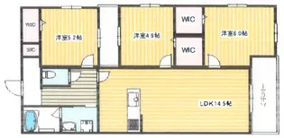 仮)リバブル富士見台【405号室】の間取り