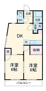 黄金山ハイツ【102号室】の間取り