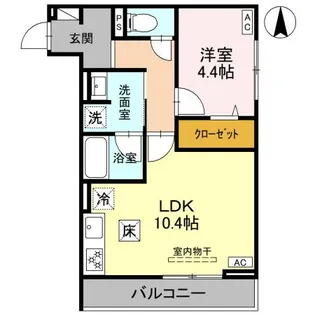 D-Gran 飯田町【1階】の間取り