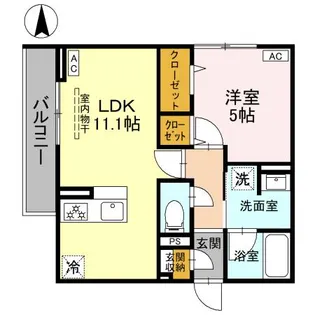 D-Gran 飯田町【2階】の間取り