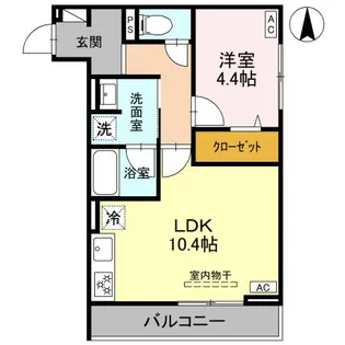D-Gran 飯田町【2階】の間取り