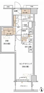 プライムネクサス大森北【4階】の間取り