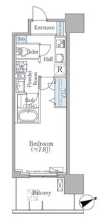 PRIME SQUAREⅢ【6階】の間取り