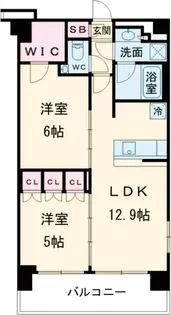 ジェノヴィア赤羽【311号室】の間取り