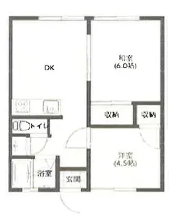 メゾン松見台【101号室】の間取り