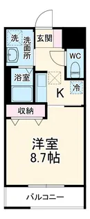 カステリーノ【2階】の間取り