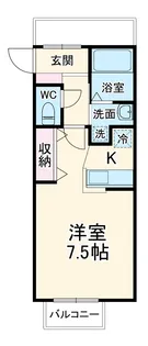 ウェルヴィラ馬堀海岸【2階】の間取り