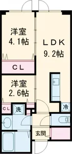レジデンス渋谷富ヶ谷【3階】の間取り