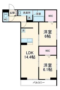 エリオント大和中央【3階】の間取り