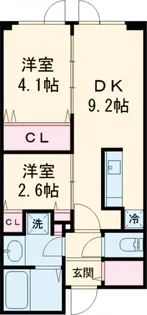 レジデンス渋谷富ヶ谷【6階】の間取り