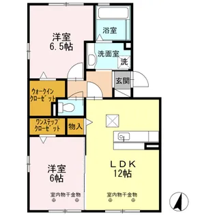 フォレストパーク【1階】の間取り