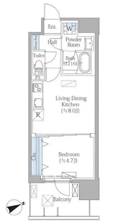 PRIME SQUAREⅢ【10階】の間取り