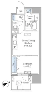 PRIME SQUAREⅢ【2階】の間取り