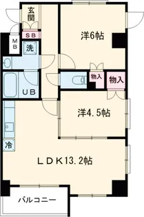インペリアル パークⅠ【2階】の間取り