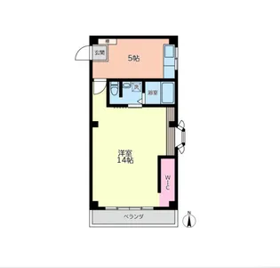 第一ライジングマンション【101号室】の間取り
